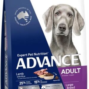 Home advance dog adult large breed lamb with rice dry food 15kg